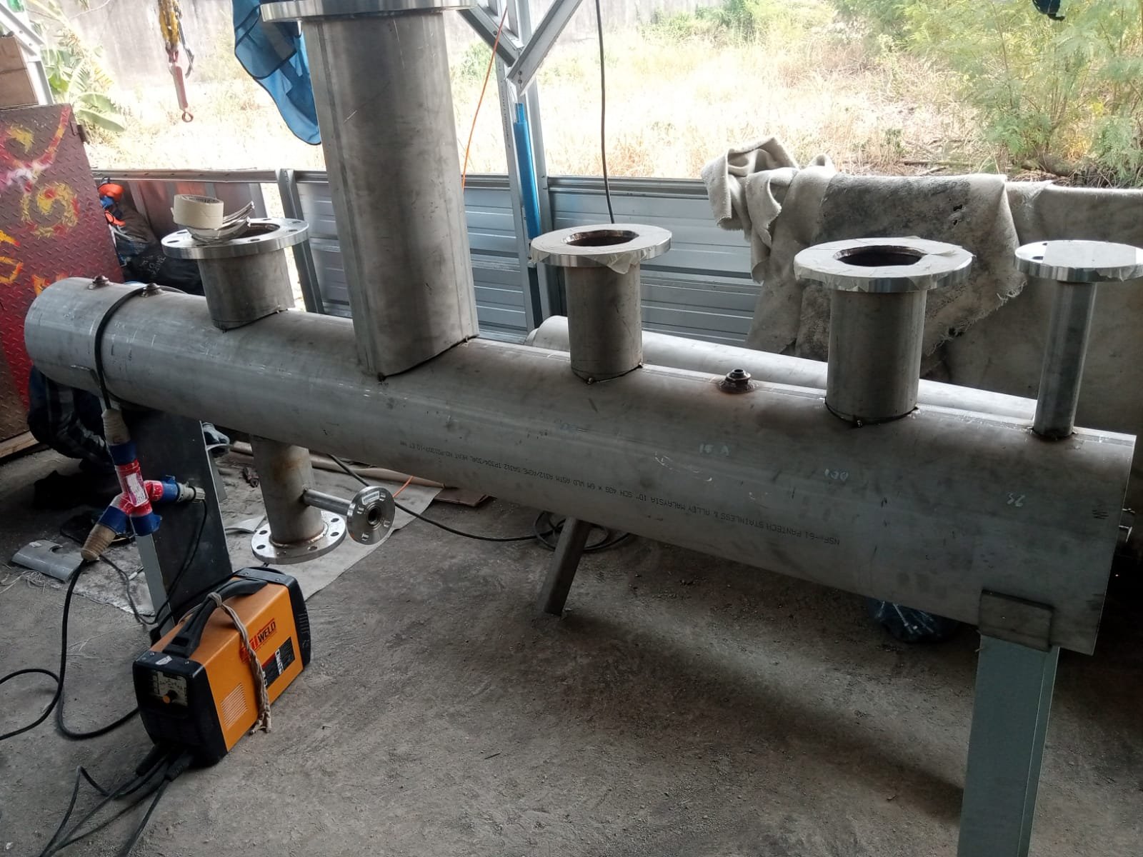 Fabrikasi Header Ubtuk Steam Line