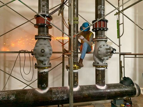 Piping Instalasi Line Product PT Kawaguchi Indonesia